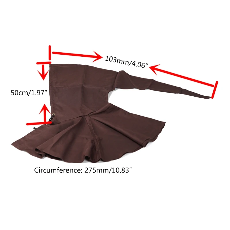 

Witch Cowl Hat Cross Necklace Set Halloween Religious Cloak Cosplay Costumes Accessories High Quality and Brand New