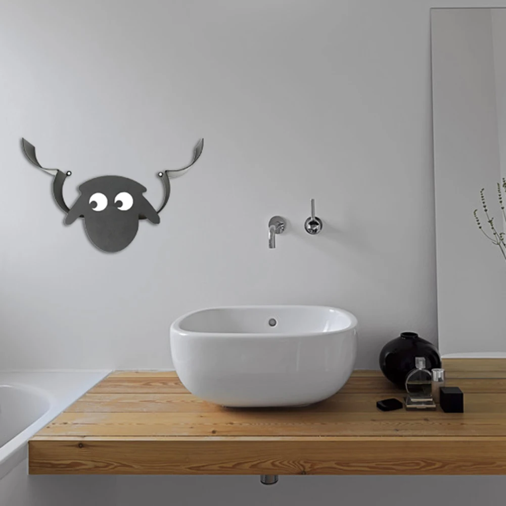 paper roll holder tissue rack bathroom kitchen toilet metal rack for paper storage accessory animal style wall mount bracket free global shipping