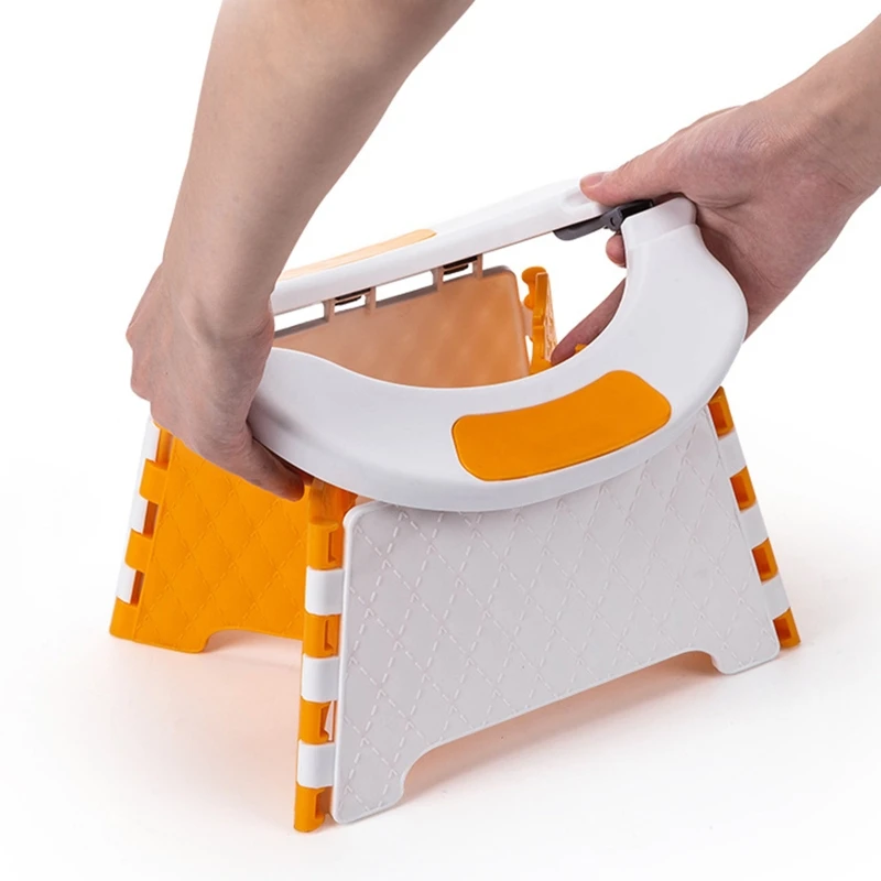 

1 Pc Baby Potty Training Seat Kids Toddler Outdoor Portable Folding Toilet Urinal Chamber Pot for Hiking Travel Camping
