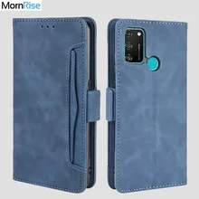 Wallet Cases For Huawei Honor 9A Case Magnetic Closure Book Flip Cover For Honor 9C 9S Leather Card Photo Holder Phone Bags