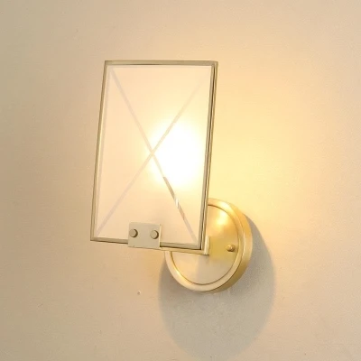 Полностью медный латунный современный светильник роскошный прикроватный