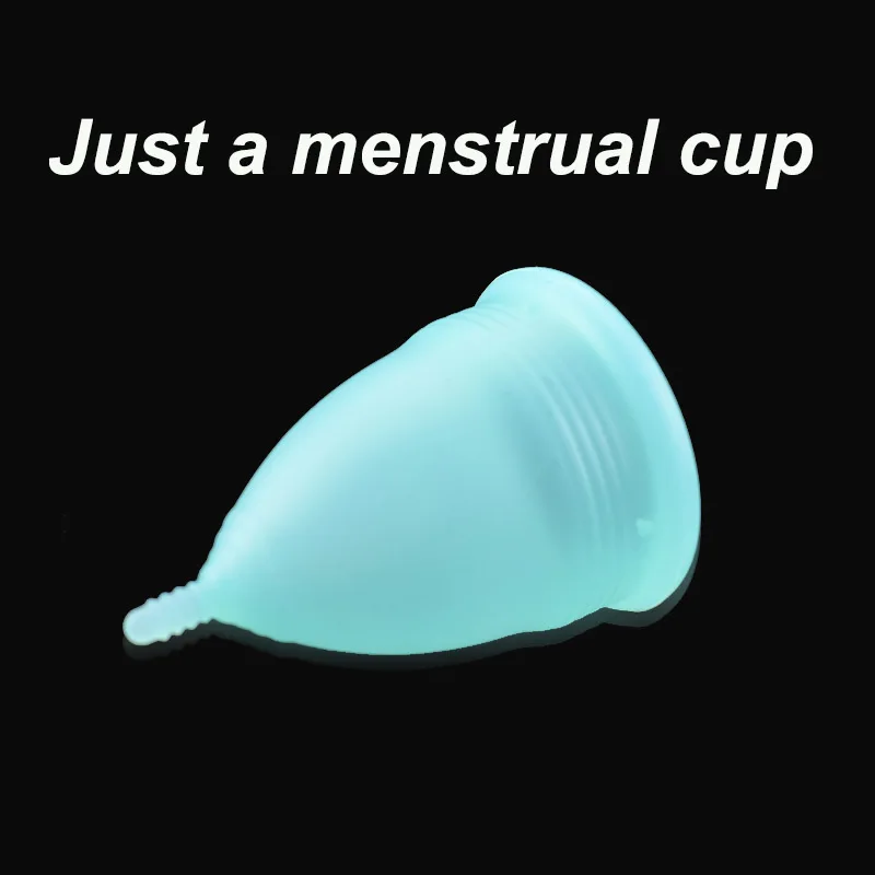 only Blue cup Женская Гигиеническая продукция, менструальная чашка, медицинская силиконовая копа, менструальная Женская копа, многоразовая силиконовая чашка - Цвет: only Blue cup