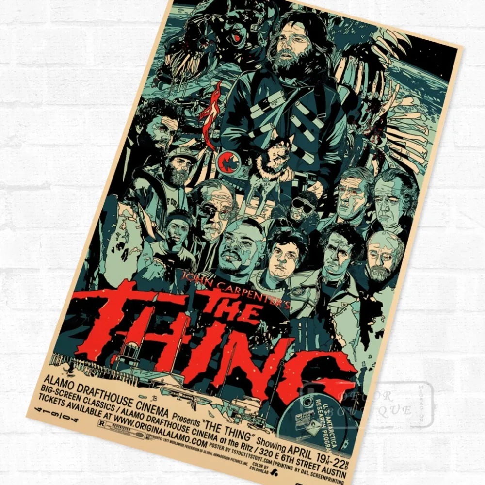 Поп-The Thing кровавые мертвецы ужасная пленка ВИНТАЖНАЯ фотография декоративная