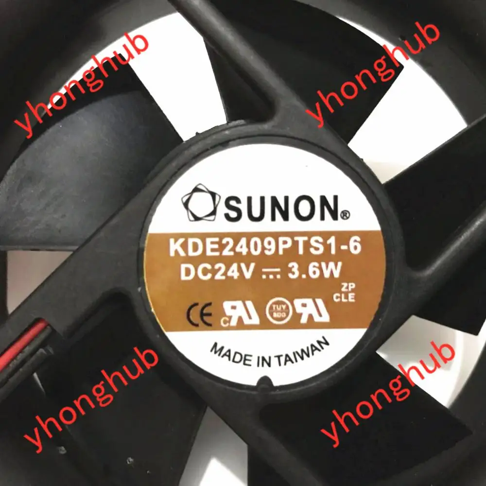 SUNON KDE2409PTS1 6 DC 24V 3 W 90x90x25mm вентилятор охлаждения сервера|square fan|server fandc 24v fan |