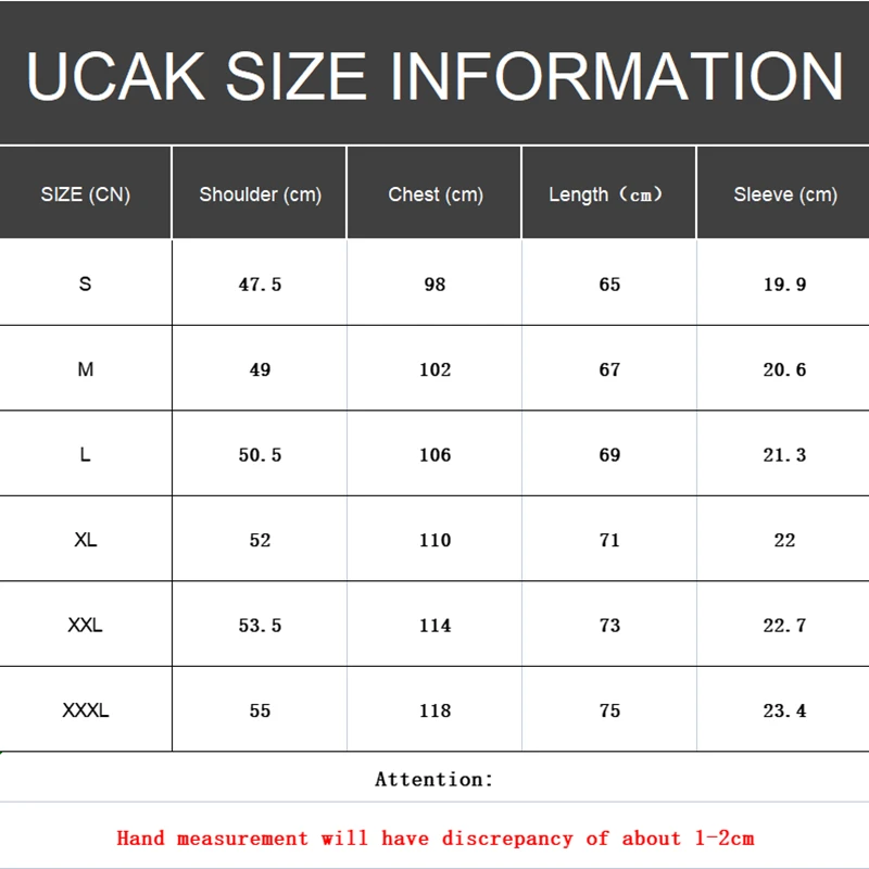 

UCAK Brand Men T Shirt Summer Loose Couple T Shirt Casual Short Sleeve Print Striped Tshirt Summer Casual T-Shirt Tops Tee U5670