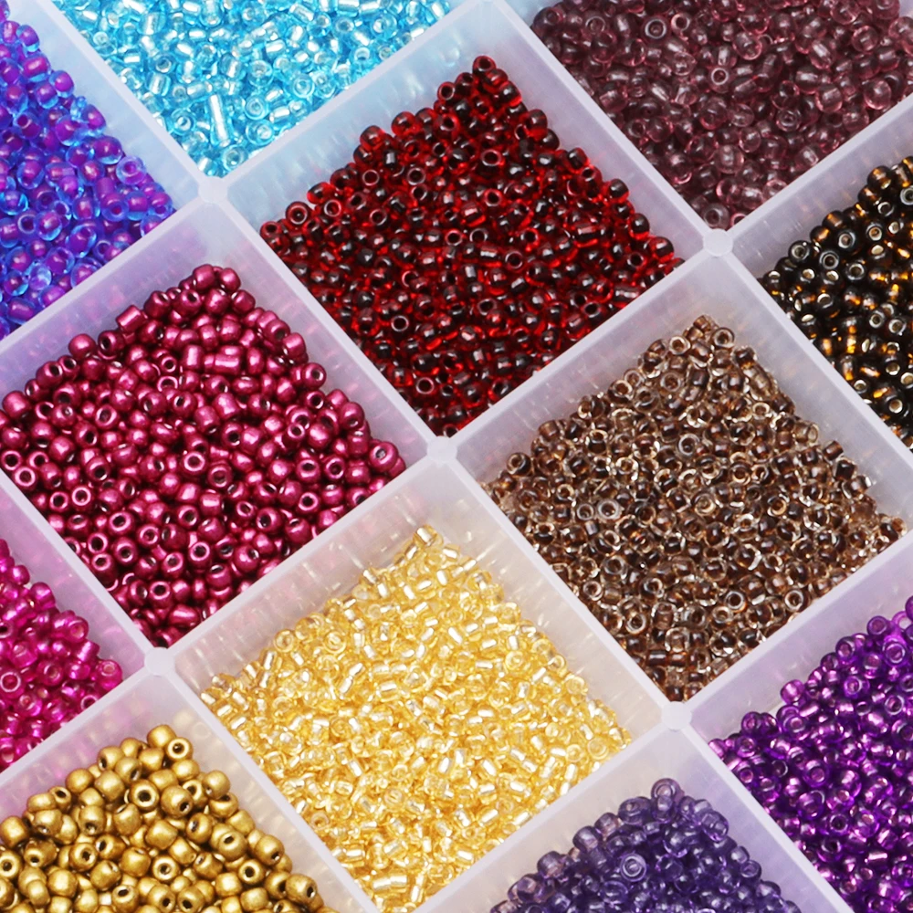 

Charm Czech Glass Seed Beads For DIY Bracelet Necklet Earring Pony Beads For Needlework Jewelry Making Accessories