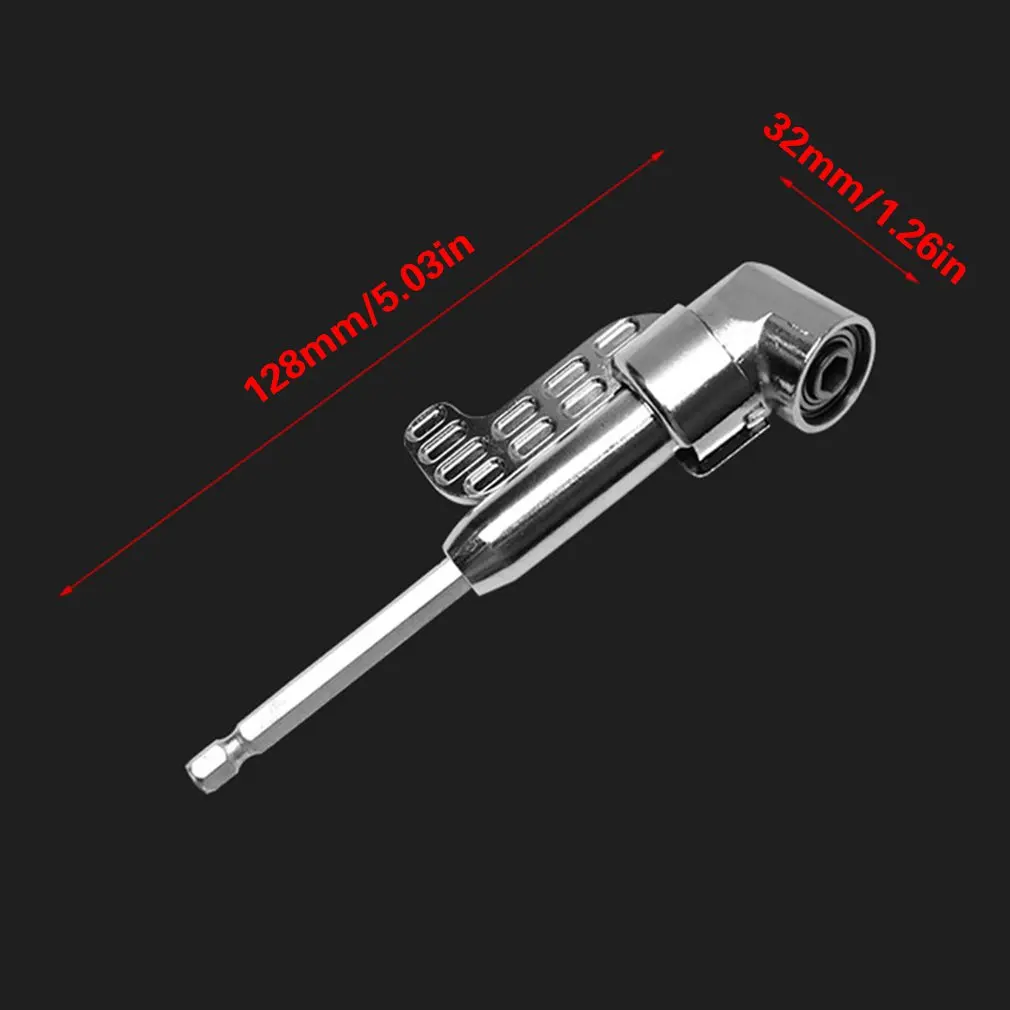 

105 Degree Angle Screwdriver Holder Adapter Adjustable Bits Nozzles Angle Screwdriver Tool Magnetic Angle Driver