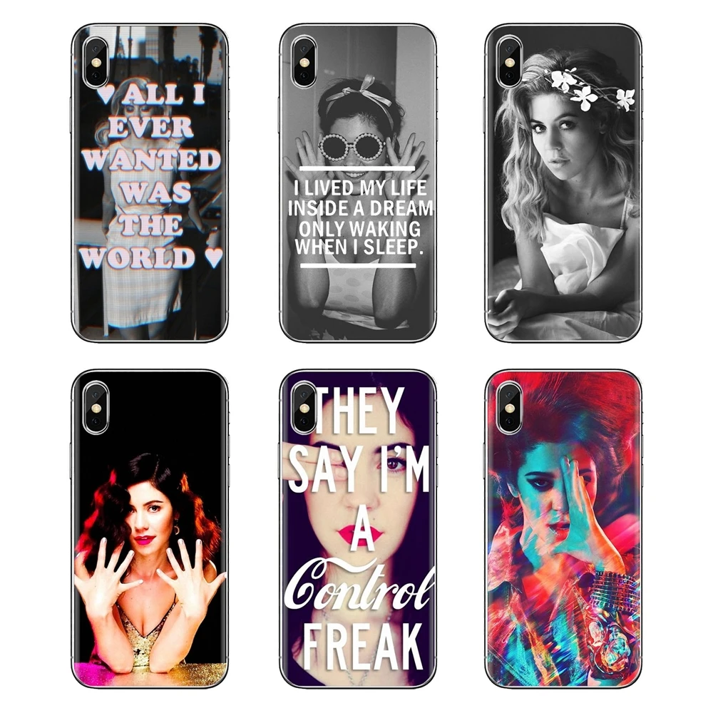 Beauty Girl Marina The Diamonds For Samsung Galaxy S3 S4 S5 Mini S6 S7 Edge S8 S9 S10 Plus Note 3 4 5 8 9 Transparent TPU Covers |
