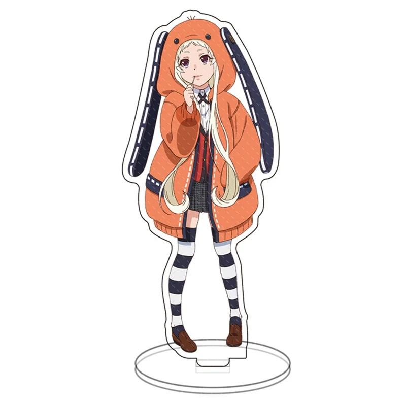 

Anime Gambling School Jabami Yumeko Meari Saotome Acrylic Stand Figure Model Desk Decor Ornament Fans Collections Gifts 15cm