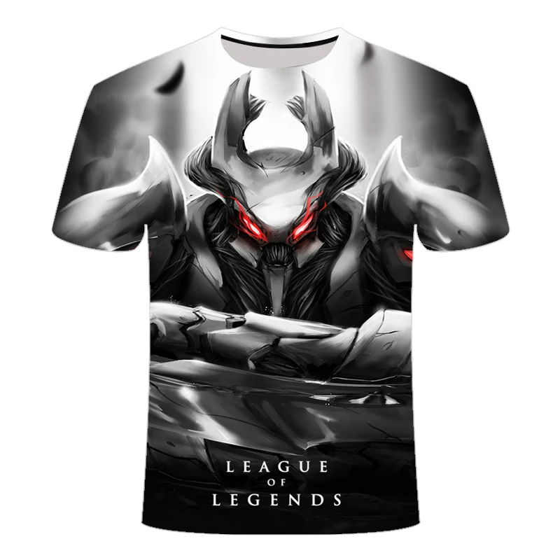 

New League of Legends series T-shirt 3d printing electronic sportswear Lol T-shirt men's top