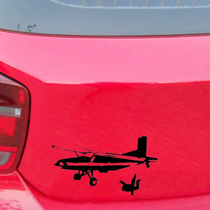 

Skydiving Extreme Sports Car Stickers Fun Wall Home Glass Window Door Laptop Auto Truck Vinyl Decals Decor Body Decals
