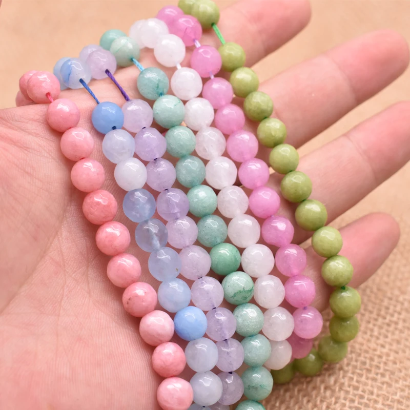 Бусины из натурального камня граненые для изготовления ювелирных изделий