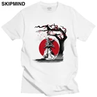 Японская футболка Rurouni Kenshin для мужчин, хлопковая модная футболка с коротким рукавом, Самурай X, Аниме Манга, химура, кенсин, футболка для меча