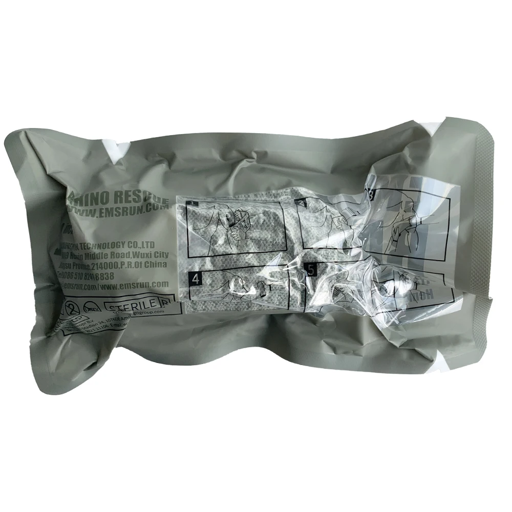 Rhino Rescue 4/6in из Израиля повязка для ран аварийный боевой компрессионный