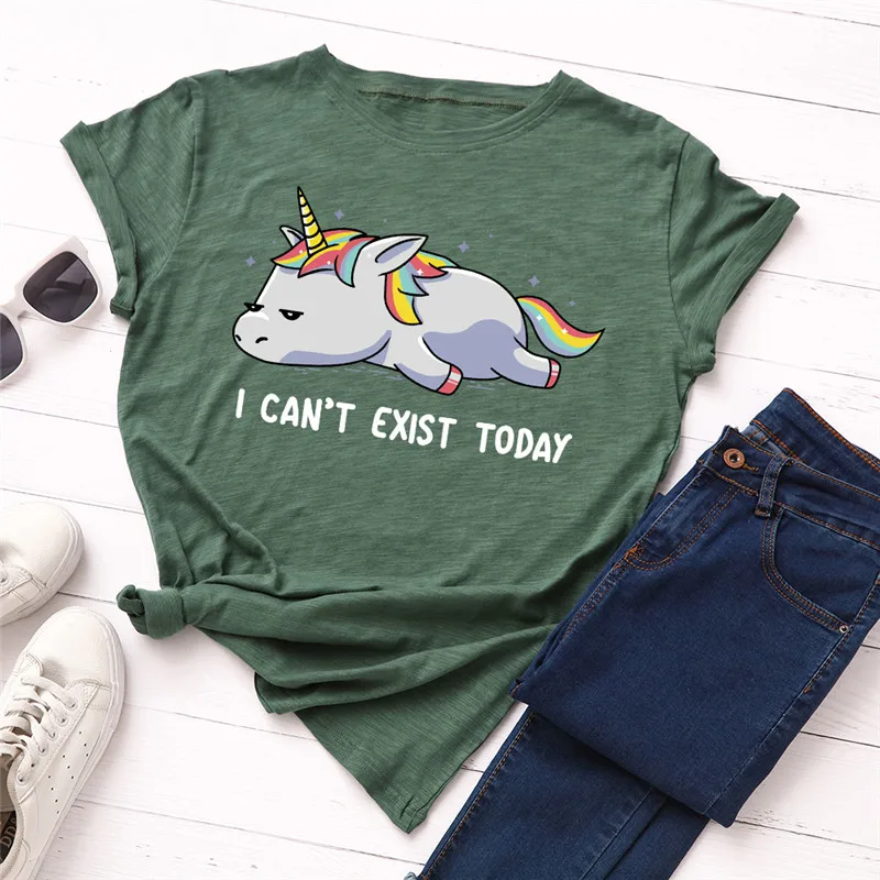 

Colorful Animal Print Tshirt Women Shirts 100%Cotton O Neck Short Sleeve Tees Summer Casual Tops Female Clothing Plus Size 5XL