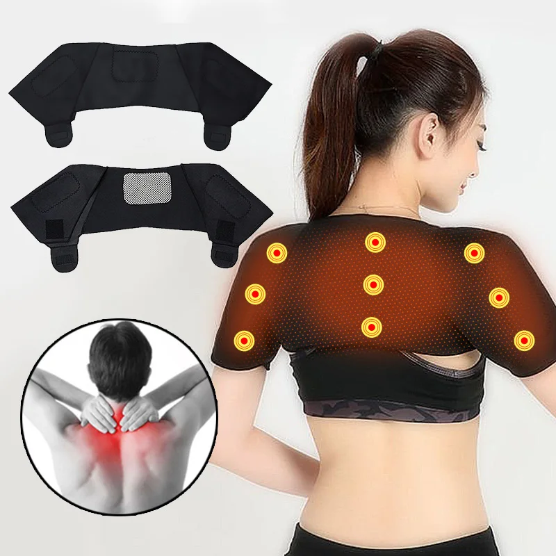 

New Adjustable Tourmaline Self-heating Sport Shoulder Straps Shoulder Neck Care Relief Pressure Relief Fatigue Posture Corrector
