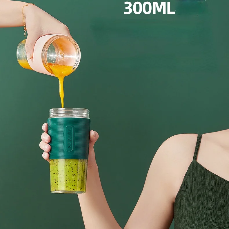 Wireless Portable Juicer 4-Knife USB Electric 300ML Blender Mini Smoothie Cup | Дом и сад