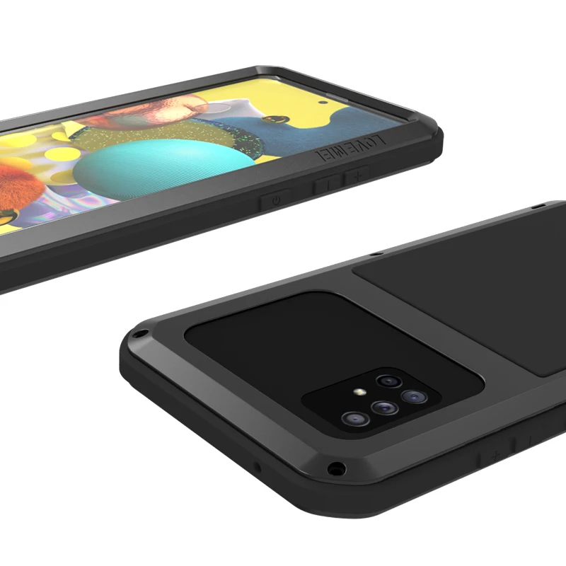 armor metal silicone 360 shockproof case for samsung galaxy a51 5g phone case чехол for samsung a71 5g cases cover funda coq