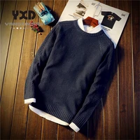 2020 new man clothes solid color casual long sleeve autumn winter sweater men korean style slim knitted sweater pullover jumper