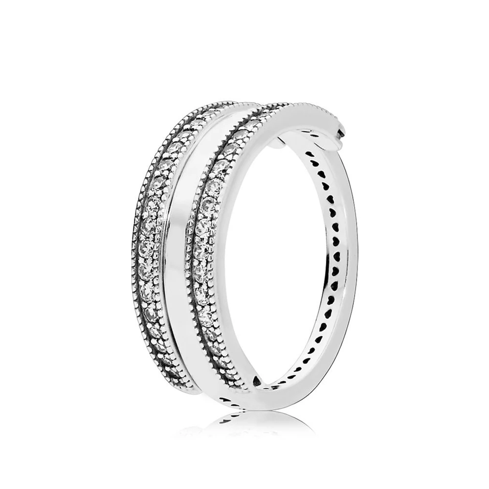 

197404CZ REVERSIBLE HEARTS OF RING