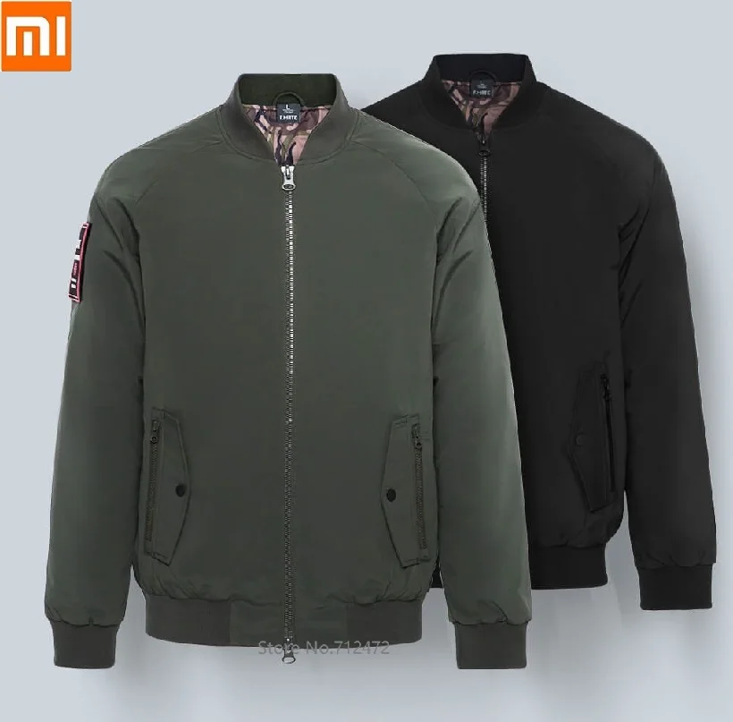 Xiaomi Urban air force бейсбольная хлопковая куртка пилот пальто осень зима мотоцикл ветровка верхняя одежда теплые бейсбольные куртки