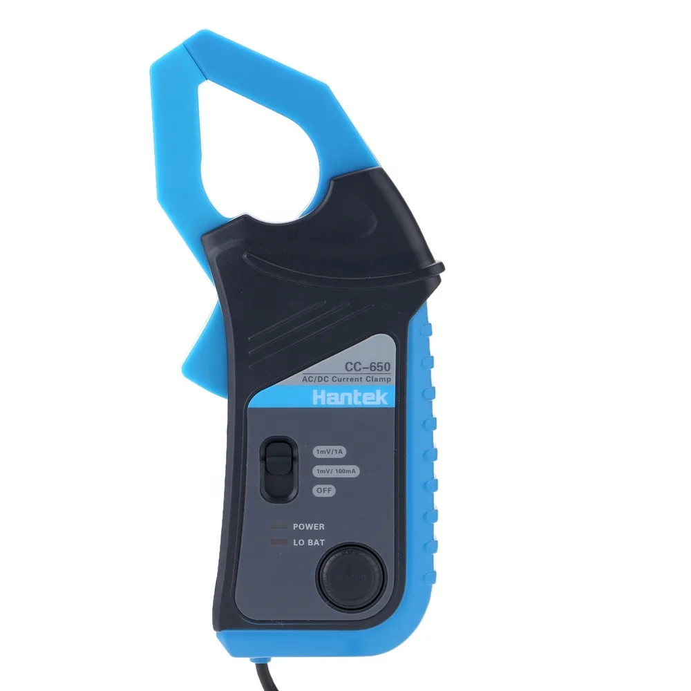 

CC-650 AC/DC Current Diagnostic-tool 400Hz Bandwidth Current Clamp Meter 20mA to 650A DC with BNC Connector