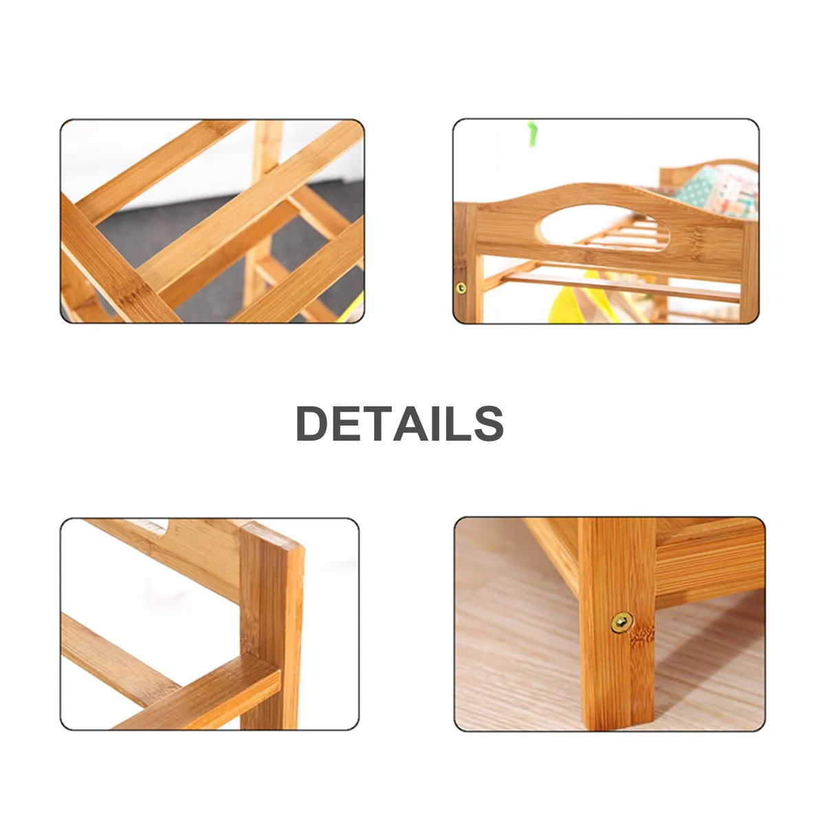 

3/5 Tier Bamboo Storage Shoe Rack Hanger Bedroom Shoes Storage Shelf Cabinet Shelf Organizer Holder Home Organizer Accessories