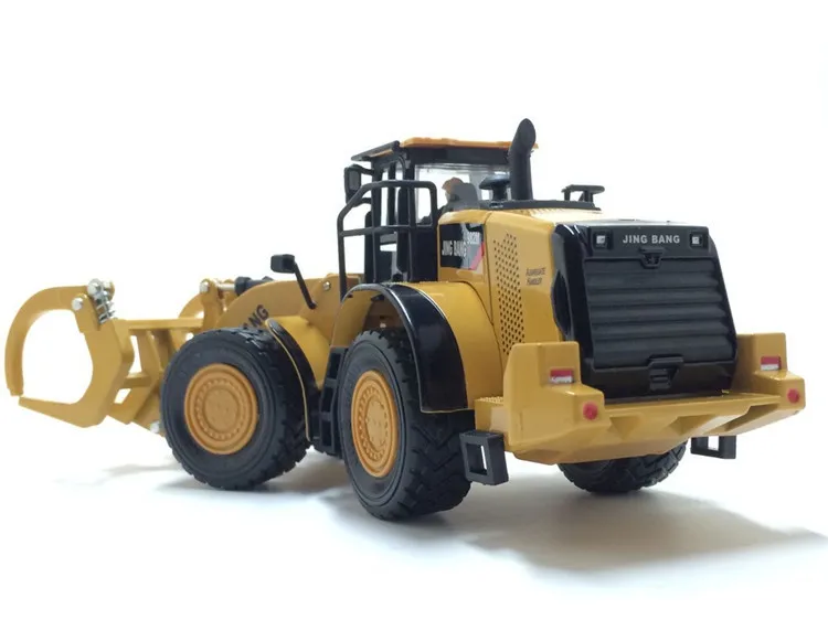 1:50 колесный вилочный погрузчик деревянная модель из сплава изысканная