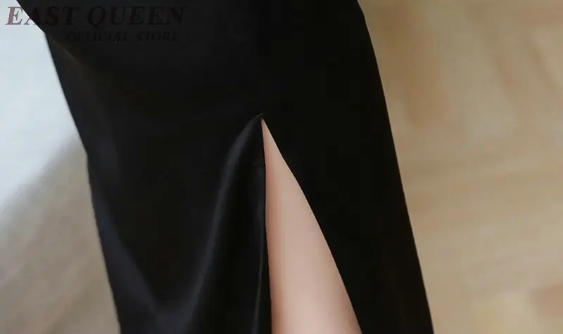 Элегантные китайские платья, вьетнамская одежда, Qipao, высокий разрез, сборная Талия, сексуальное восточное платье, длинное платье Cheongsam Ao Dai, платье TA1786