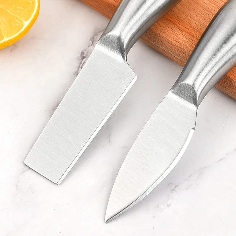 

20Set/Lot Stainless Steel Silver Cheese Knives 4Pcs Set Cheese Cutlery Kitchen Gadgets Baking Tools Kitchen Gadgets