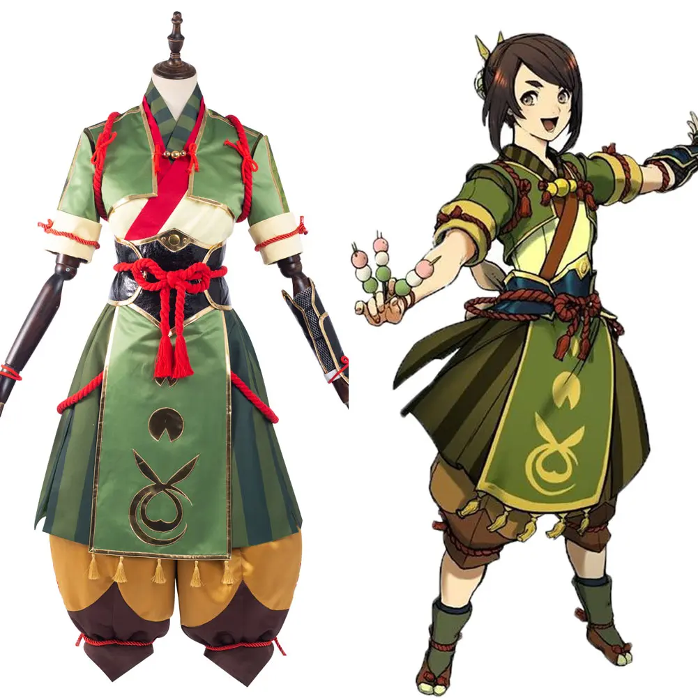

Костюм для косплея Monster Hunter Rise -Yomogi, карнавальный костюм на Хэллоуин