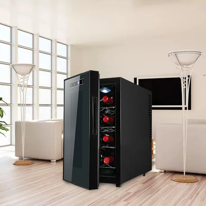 SUSWEETILIFE Electronic red wine cabinet home ice bar cold storage cabinet Wine Cooler deep freezer ice cuber box refrigerating enlarge