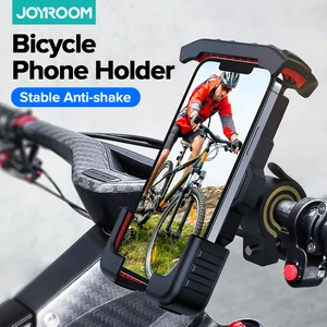 joyroom mobile phone holder for bike unshakable screen rotation universal use motorbike phone holder for iphone huawei samsung free global shipping
