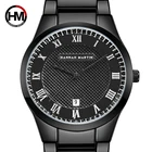 Часы наручные мужские с круглым циферблатом, простые деловые универсальные водонепроницаемые с Т-образным циферблатом, с римскими цифрами, с японским механизмом, с календарём