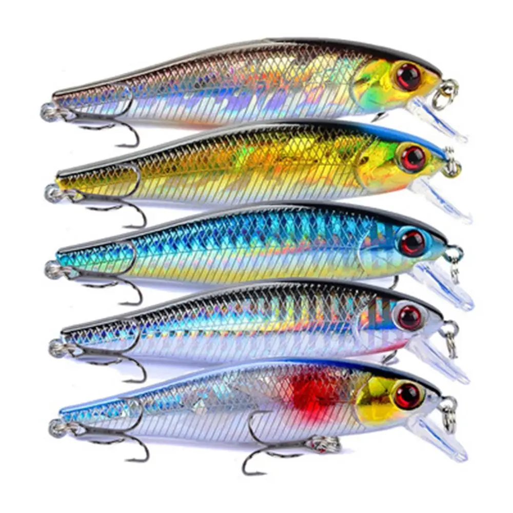 

Multicolor Useful Outdoor Tackle Pencil Sinking Minnow Baits Fish Hooks Minnow Lures Winter Fishing