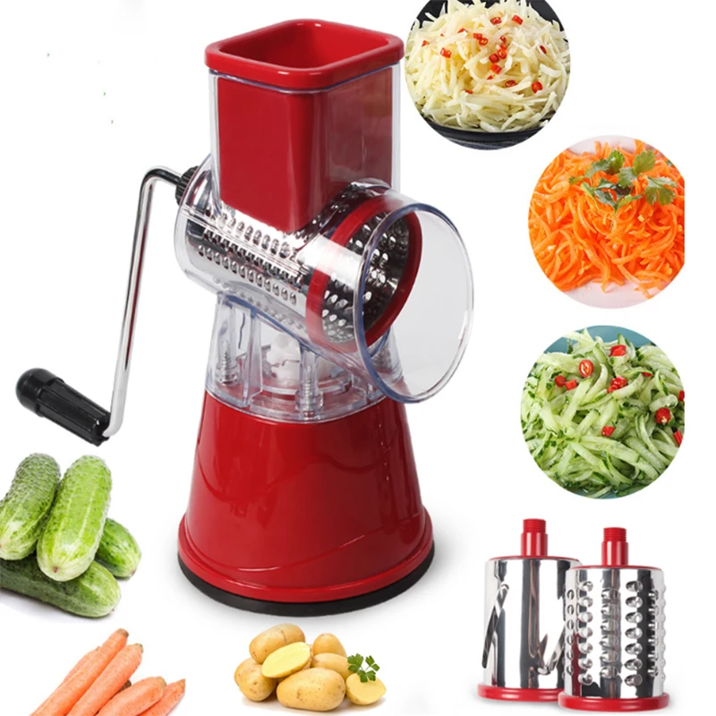 Кухонный Многофункциональный ручной измельчитель ролик вращающаяся терка