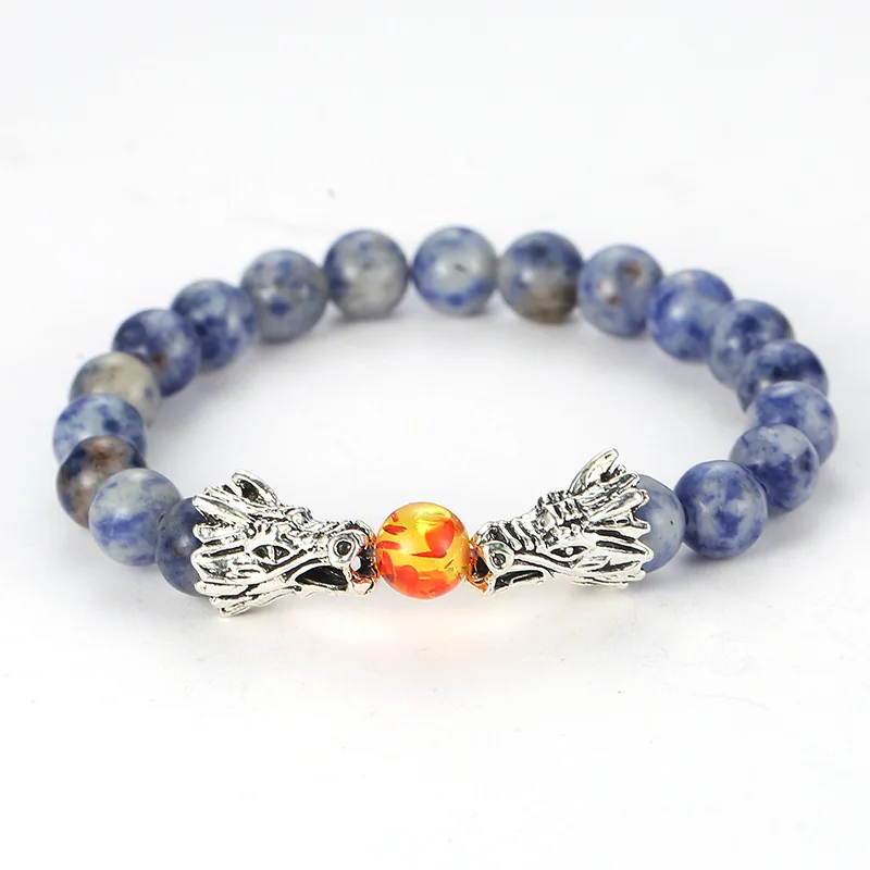 Лидер продаж золотые бусины с двойным драконом дизайнерские очаровательные