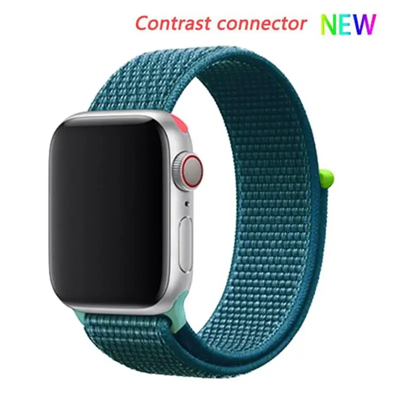 Ремешок для apple watch 5 4 ремешок 44 мм 40 мм Correa 42 мм 38 мм iwatch 5 4 3 2 нейлоновый браслет pulseira ремешок для часов