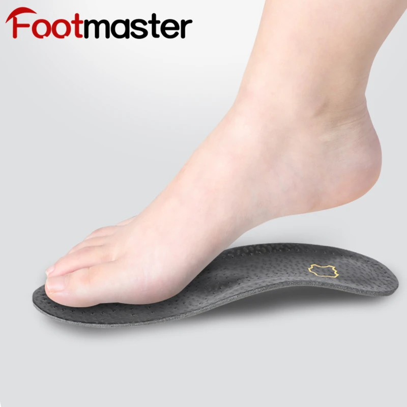 FootMaster светильник Спортивная ортопедическая стелька из коровьей кожи для снятия стелек на плоской подошве