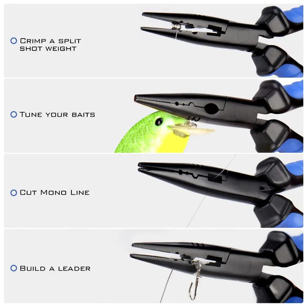 Рыболовные плоскогубцы KastKing Intimidator резак для проволоки крючков оплетка