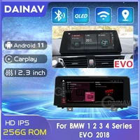 256g 12 3 inch android 11 0 car radio for bmw 1 2 3 4 series 2018 evo system gps navigation multimedia player stereo receiver