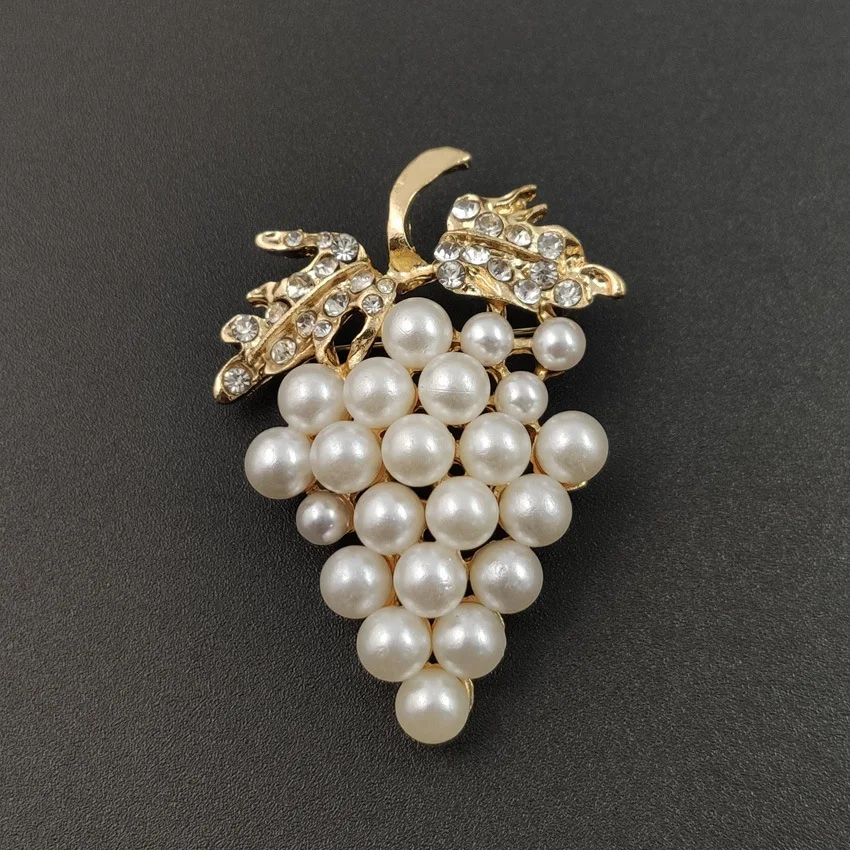 Opal Crystal Grapes Brooches For Women Fashion Pin Pins Elegant Rhinestone Brooch Jewelry Luxury Accessories 2021 | Украшения и