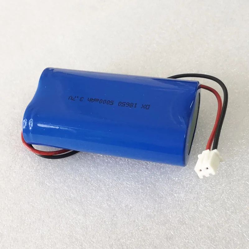 US 1-2PCS 5000mAh 3.7V 18650 lithium ion rechargeable battery Li-ion cell protected XH 2.54 Plug for speaker amplifier led light |