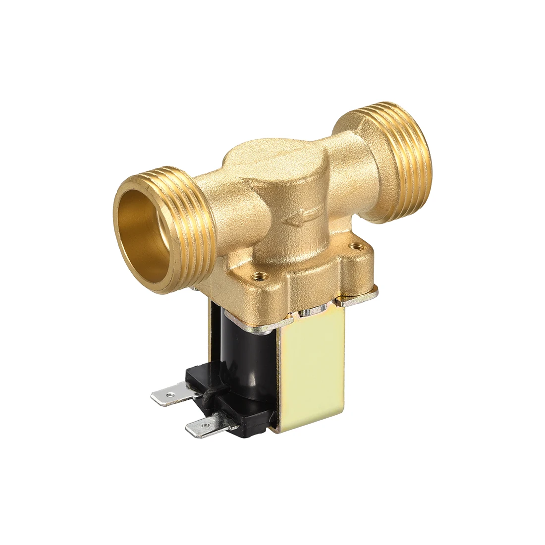 

uxcell 1 Pcs AC220V/240V G3/4 Brass Water Electric Solenoid Valve Normally Closed N/C Pressure Water Inlet Flow Switch