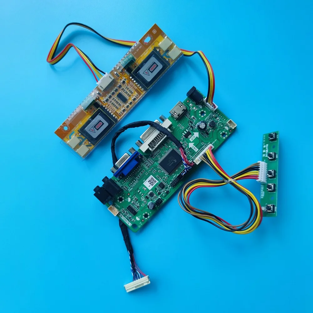 

Комплект для M190PW01 V0 19 "30pin LVDS 4 лампы M.NT68676 DIYS creen Panel VGA DVI 1440X900 плата контроллера драйвера