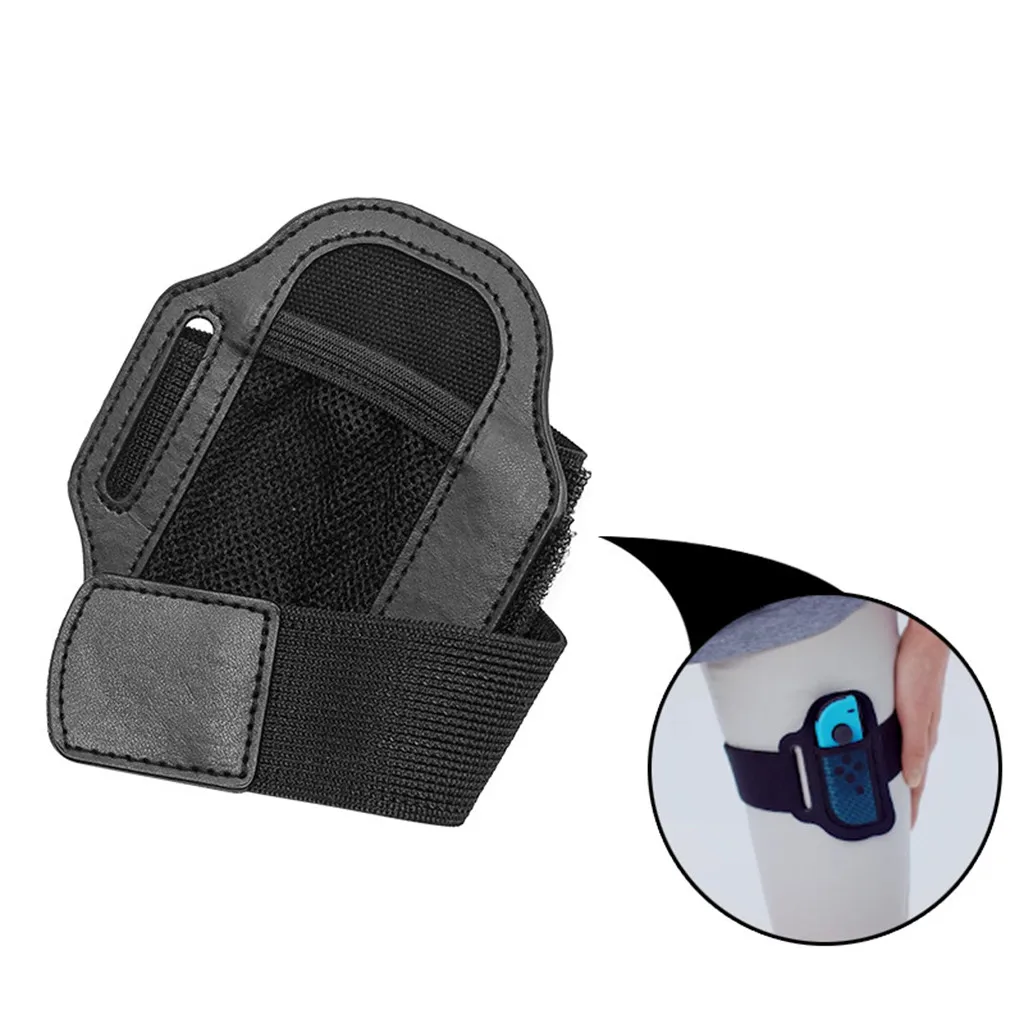 Elastic Leg Fixing Strap Sport Band + Non-Slip Ring-Con Grips+Storage Bag For Nintend Switch NS Joy-con Ring Fit Adventure Game |