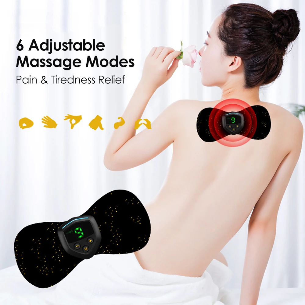 Массажер для тела беспроводной АБС стимулятор мышц умный цифровой массажер шеи