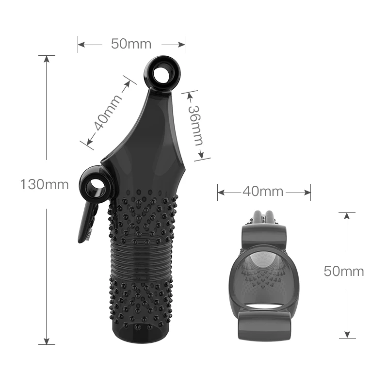 Мужские кольца для коррекции крайней плоти двойные Вибраторы многоразовые