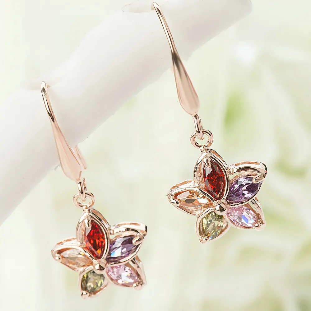 Корейские геометрические Висячие серьги для женщин Bijoux Необычные прозрачные