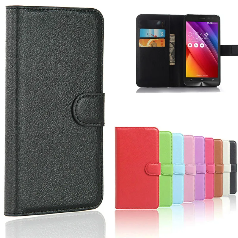Кожаный чехол-книжка для ASUS Zenfone 2 laser ZE500KL ZE500KG ZE500 KL Asus ZenFone Laser ZE 500 KG | Мобильные